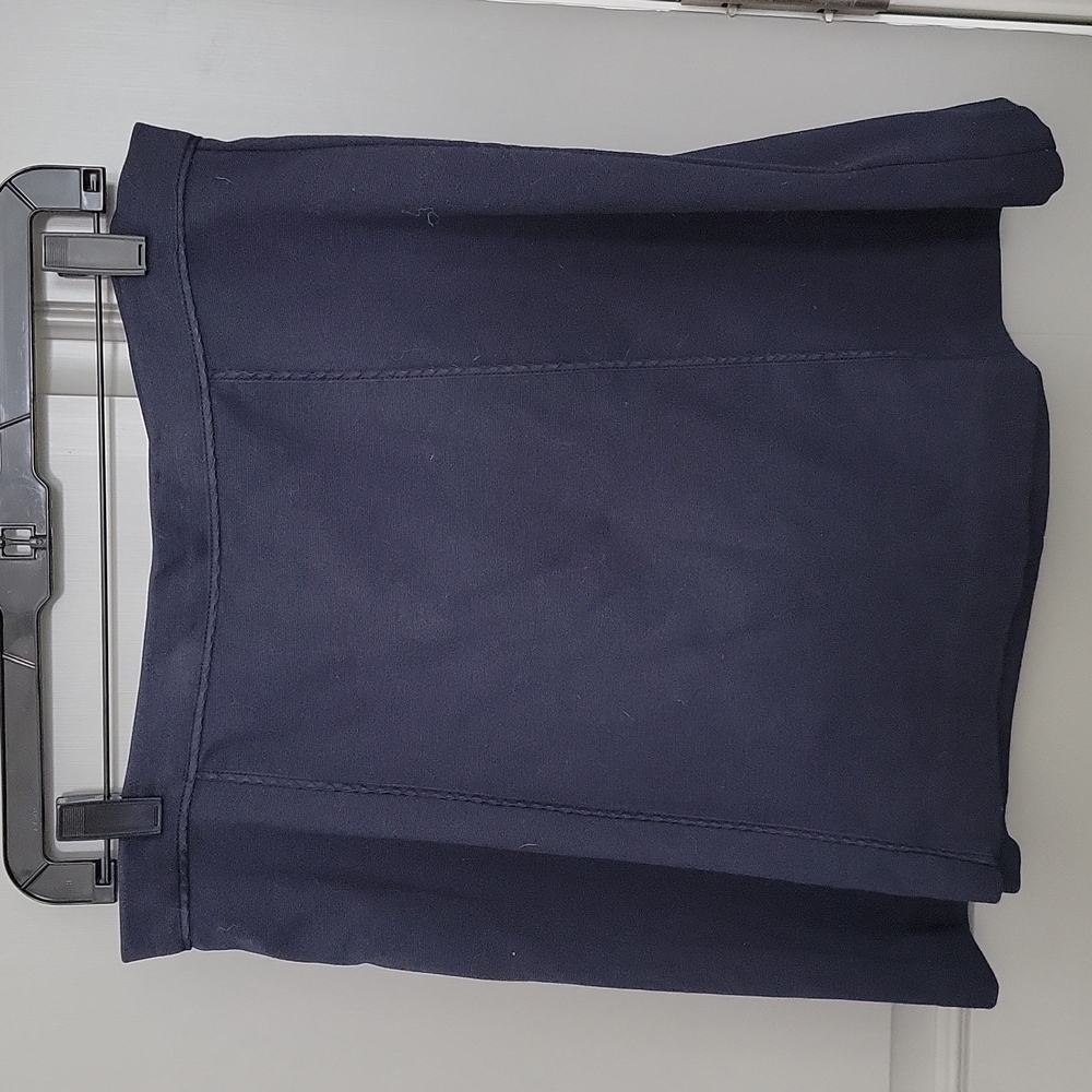 Navy mini skirt